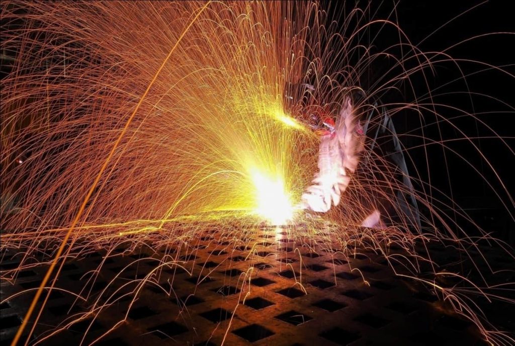 what causes welding spatter